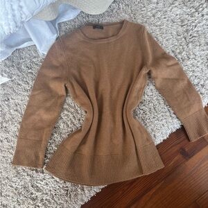 J. Crew Women's Tan Crew Neck Sweater